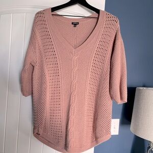 Rose gold sweater